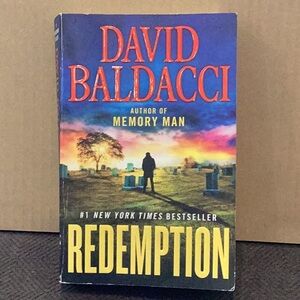 3/$15 REDEMPTION David Baldacci Soft Cover Book